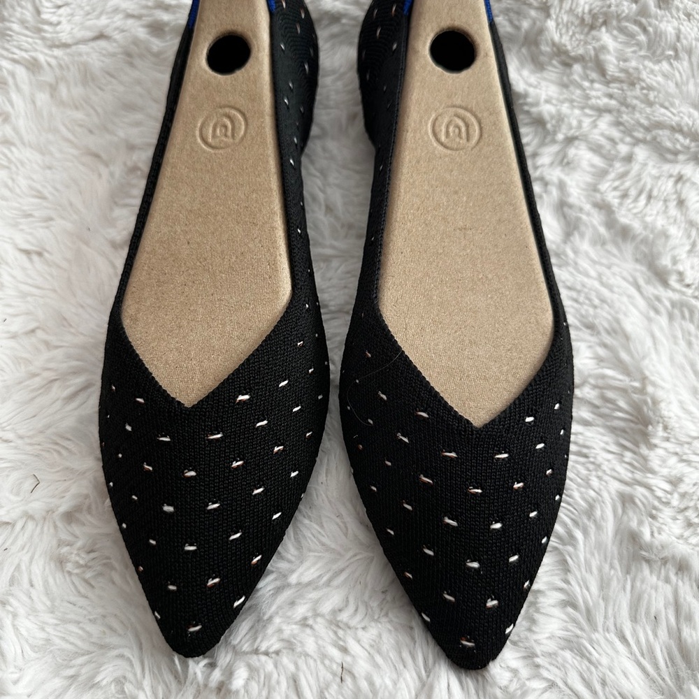 Rothy's Ivory Dot The Point Size 9 NEW with BOX - Picture 10 of 12